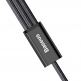 Универсален USB кабел с Lightning, microUSB и USB-C конектори (120 см) - Baseus Rapid 3-in-1 USB Cable (CAMLT-SU01) (черен) thumbnail 5