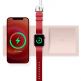Силиконова поставка за зареждане на iPhone и Apple Watch чрез поставяне на Apple MagSafe Charger и Apple Watch кабел - Elago Charging Tray Duo for MagSafe & Apple Watch Charger (розов) thumbnail 8