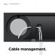 Силиконова поставка за зареждане на iPhone и Apple Watch чрез поставяне на Apple MagSafe Charger и Apple Watch кабел - Elago Charging Tray Duo for MagSafe & Apple Watch Charger (бял) thumbnail 2