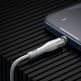 Кабел с магнитни конектори за Apple продукти с Lightning, microUSB и USB-C (100 см) - Baseus Zinc Magnetic Safe Fast Charging Data Cable (CA1T3-B02) (бял) thumbnail 4