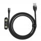Кабел с магнитни конектори за Apple продукти с Lightning, microUSB и USB-C (100 см) - Baseus Zinc Magnetic Safe Fast Charging Data Cable (CA1T3-AG1) (черен) thumbnail 8