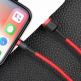 Lightning USB кабел за Apple устройства с Lightning порт (300 см) - Baseus Cafule USB Lightning Cable (CALKLF-R09) (червен) thumbnail 7
