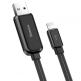 Lightning USB кабел за Apple устройства с Lightning порт (100 см) - Baseus Glowing USB Lightning Cable (CALLG-01) (черен) thumbnail