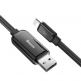Lightning USB кабел за Apple устройства с Lightning порт (100 см) - Baseus Glowing USB Lightning Cable (CALLG-01) (черен) thumbnail 5