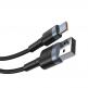 USB и USB-C към Lightning кабел за Apple устройства с Lightning порт (120 см) - Baseus Cafule USB + USB-C to Lightning Cable PD 18W (CATKLF-ELG1) (черен-сив) thumbnail 2