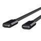 USB-C към USB-C кабел за устройства с USB-C порт (100 см) - Belkin USB-C 3.1 to USB-C 100W Cable (черен) thumbnail 4