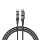 MFI сертифициран USB-C към Lightning кабел за Apple устройства с Lightning порт (180 см) - Baseus BMX Double-Deck USB-C to Lightning Cable PD 18W (CATLSJ-BG1) (черен) thumbnail