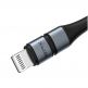 MFI сертифициран USB-C към Lightning кабел за Apple устройства с Lightning порт (120 см) - Baseus BMX Double-Deck USB-C to Lightning Cable PD 18W (черен) thumbnail 5