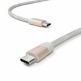 USB-C към USB-C 2.0 плетен кабел за устройства с USB-C порт (100 см) - Vonmahlen Premium Cable USB-C to USB-C (розово злато) thumbnail 3
