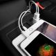 Зарядно за кола с 2xUSB изходa (4.8A) и Lightning кабел за iPhone, iPad и iPod с Lightning порт - Hoco Dual USB Car Charger 4.8A & Lightning Cable Z12 (бял) thumbnail 5