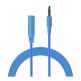 Удължителен аудио кабел 3.5 mm женско към 3.5 mm мъжко (100 см) - IncrediCables Audio Extension Cable (син) thumbnail