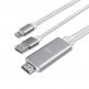 Кабел за свързване и зареждане от Lightning към HDMI за мобилни устройства с Lightning - 4smarts Lightning to HDMI Cable (Charging Function) (бял) thumbnail
