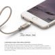 Elago Aluminum Lightning USB Cable - USB кабел за iPhone 6, iPhone 6 Plus, iPad, iPod и всеки Apple продукт с Lightning вход (златист) thumbnail 2