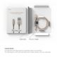 Elago Aluminum Lightning USB Cable - USB кабел за iPhone 6, iPhone 6 Plus, iPad, iPod и всеки Apple продукт с Lightning вход (златист) thumbnail 4