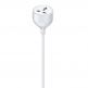 Удължителен AC кабел кабел от EU към UK стандарт (5 метра) - LDNIO Extension Cord With AC socket EU/UK (бял) thumbnail 2