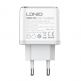 Захранване за ел. мрежа с 2xUSB-C изходи и USB-C към Lightning кабел - LDNIO Wall Charger 2xUSB-C 35W (бял) thumbnail 3