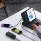 Външна батерия с 2xUSB-A и 1xUSB-C изходи и технология за бързо зареждане - Joyroom Digital Display Power Bank 30W 20000 mAh (черен) thumbnail 10