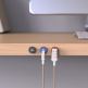 3 броя стилни магнитни органайзери за кабели - Adam Elements Gravity G1 Magnetic Cable Holder Set (син-червен-черен) thumbnail 2