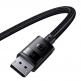 Кабел DisplayPort към DisplayPort с поддръжка на 8K (100 см) - Baseus High Definition DisplayPort to DisplayPort Cable 8K (черен) thumbnail 7