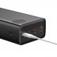 Външна батерия с 3xUSB-A и 1xUSB-C изходи с технология за бързо зареждане - Baseus Adaman Metal Digital Display Power Bank 22.5W 40000 mAh (PPAD020101) (черен) thumbnail 6