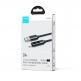 Joyroom USB-A to Lightning Cable with LED Display - USB-A към Lightning кабел с LED дисплей за Apple устройства с Lightning порт (120 см) (черен) thumbnail 5