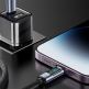 Joyroom USB-A to Lightning Cable with LED Display - USB-A към Lightning кабел с LED дисплей за Apple устройства с Lightning порт (120 см) (черен) thumbnail 10