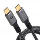 VCOM USB 4.0 Cable - USB-C към USB-C кабел стандарт USB 4.0 (200 см) (черен)  thumbnail 4