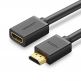 Удължителен HDMI кабел (500 см) - Ugreen 4K HDMI Female to HDMI Male Extension Cable (черен) thumbnail