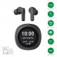 Безжични блутут слушалки със зареждащ кейс - 4smarts SkyBuds Screen Pro ANC TWS In-Ear Bluetooth Earphones (черен) thumbnail