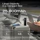 Външна батерия с вградени 2xUSB-C кабели и USB-C, USB-A портове и технология за бързо зареждане - EcoFlow Rapid Power Bank With Built-In Retractable Cables 25000 mAh 170W (черен) thumbnail 6