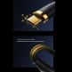 Кабел с въжена оплетка и бързо зареждане за устройства с USB-C порт - Benks PowerWeave USB-C to USB-C Braided Cable 100W PD (100 см) (черен) thumbnail 6
