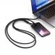Универсална връзка за носене през врата за смартфони с вграден USB-C към USB-C кабел - Satechi OntheGo Crossbody Phone Lanyard USB-C Cable 60W (черен) thumbnail 5