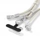 Универсална връзка за носене през врата за смартфони с вграден USB-C към USB-C кабел - Satechi OntheGo Crossbody Phone Lanyard USB-C Cable 60W (бежов) thumbnail 3