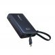 Външна батерия 10000 mAh с вграден USB-C кабел и 1xUSB-C, 1xUSB-A портове - Baseus PicoGo Digital Display Power Bank With USB-C Cable 45W 10000mAh (черен) thumbnail 2