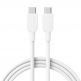 Кабел с бързо зареждане за устройства с USB-C порт  - Anker 310 USB-C to USB-C Cable 240W (90 см) (бял) thumbnail