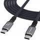 Здрав USB4 кабел с Thunderbolt 4 за устройства с USB-C порт - Wozinsky Thunderbolt 4 USB4 USB-C to USB-C Cable 240W (черен) (150 см)  thumbnail