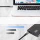 Здрав USB4 кабел с Thunderbolt 4 за устройства с USB-C порт - Wozinsky Thunderbolt 4 USB4 USB-C to USB-C Cable 240W (черен) (150 см)  thumbnail 8