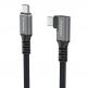 Здрав USB4 кабел с Thunderbolt 4 за устройства с USB-C порт - Wozinsky Thunderbolt 4 USB4 USB-C to USB-C Angled Cable 240W (черен) (150 см)  thumbnail 3