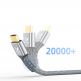 Кабел DisplayPort към DisplayPort с поддръжка на 16K - Wozinsky VESA Certified DisplayPort 2.1 to DisplayPort 2.1 Cable 16K (черен) (300 см) thumbnail 5