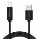 Кабел за принтер и други външни устройства USB-A Male към USB-B Male - Wozinsky USB 2.0 to USB Type B Cable (черен) (150 см) thumbnail 2