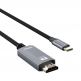 Кабел с поддръжка на 4K за свързване от USB-C към HDMI - Wozinsky WCCH-01 4K 60Hz USB-C to HDMI Cable (черен) (180 см) thumbnail