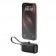 Външна батерия с Lightning конектор и вграден USB-C кабел - Mcdodo FreeKit Powerbank Lightning Connector With Build-In USB-C Cable 5000mAh 22.5W (черен) thumbnail 3