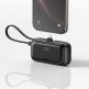 Външна батерия с Lightning конектор и вграден USB-C кабел - Mcdodo FreeKit Powerbank Lightning Connector With Build-In USB-C Cable 5000mAh 22.5W (черен) thumbnail 11