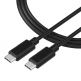 Здрав кабел с бързо зареждане за устройства с USB-C - Tactical Smooth Thread USB-C to USB-C Cable 60W (30 см) (черен) thumbnail