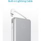 Външна батерия с вграден Ligtning кабел и Lightning вход - Anker PowerCore+ 10000 Pro Power Bank with Lightning Cable 10000mAh (сребрист) thumbnail 2