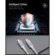 Кабел с бързо зареждане за устройства с USB-C порт - Spigen Essential USB-C to USB-C Cable 100W (бял) (100 см) thumbnail 6