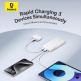 Външна батерия 10000 mAh с вграден USB-C кабел и 1xUSB-C, 1xUSB-A портове - Baseus Bipow 2 Digital Display Power Bank With USB-C Cable 20W 10000mAh (бял) thumbnail 12