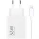 Захранване за ел. мрежа с USB-A изход с технология за бързо зареждане и USB-C кабел - Xiaomi Wall Charger USB-A 33W MDY-16-EF + USB-C Cable (бял) thumbnail