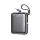 Външна батерия с вградени USB-C и Lightning кабели и USB-C порт и технология за бързо зареждане - Joyroom JR-PBF27 Portable Power Bank 22.5W 10000 mAh (черен) thumbnail