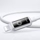 USB-C към Lightning кабел за Apple устройства с Lightning порт - Joyroom S-A55 StarFlight USB-C to Lightning Cable PD 30W (бял) (120 см) thumbnail 3